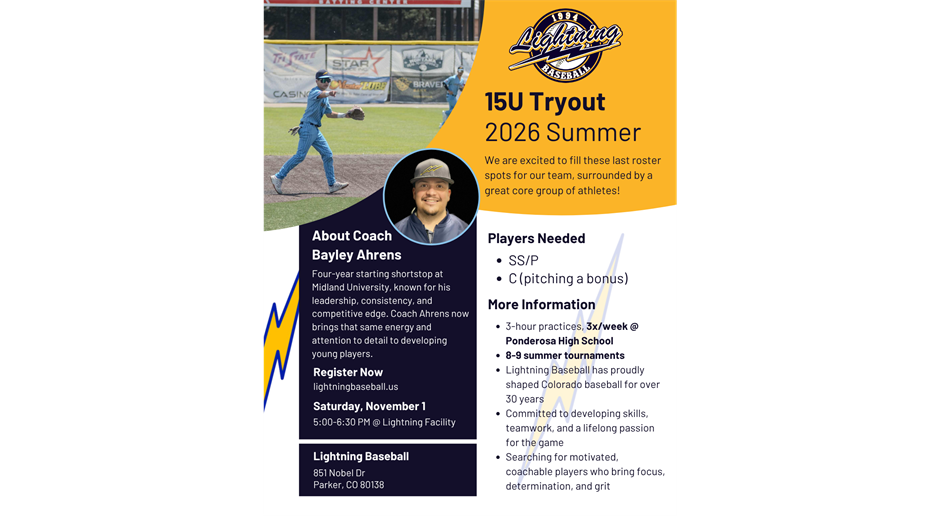 2026 15U Summer Tryouts
